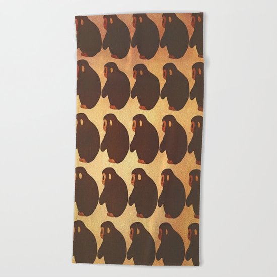 monkey-244 Beach Towel