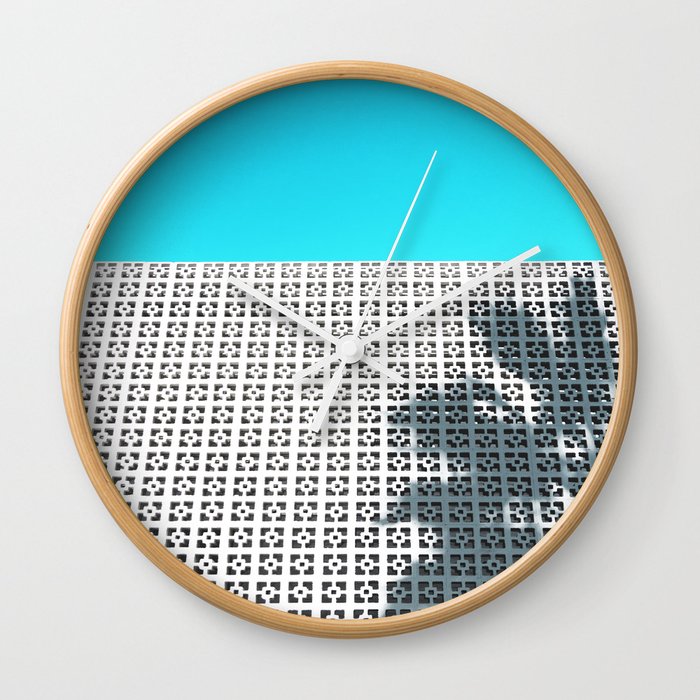 Parker Palm Springs with Palm Tree Shadow Wall Clock