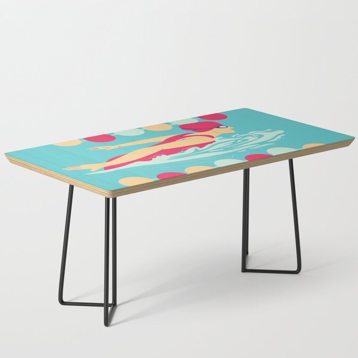 Swimmer Girl Coffee Table