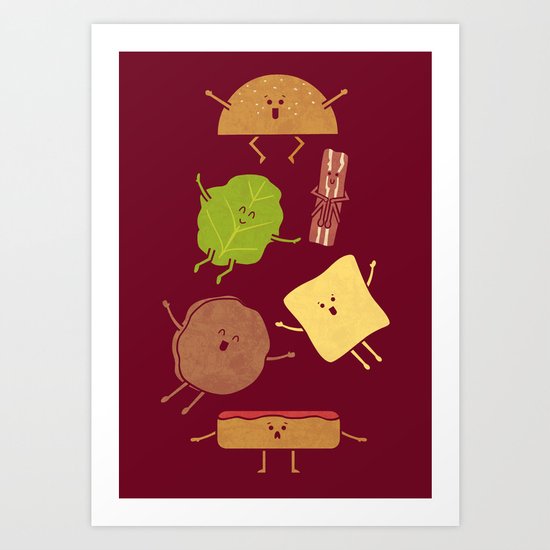 Pile On Art Print