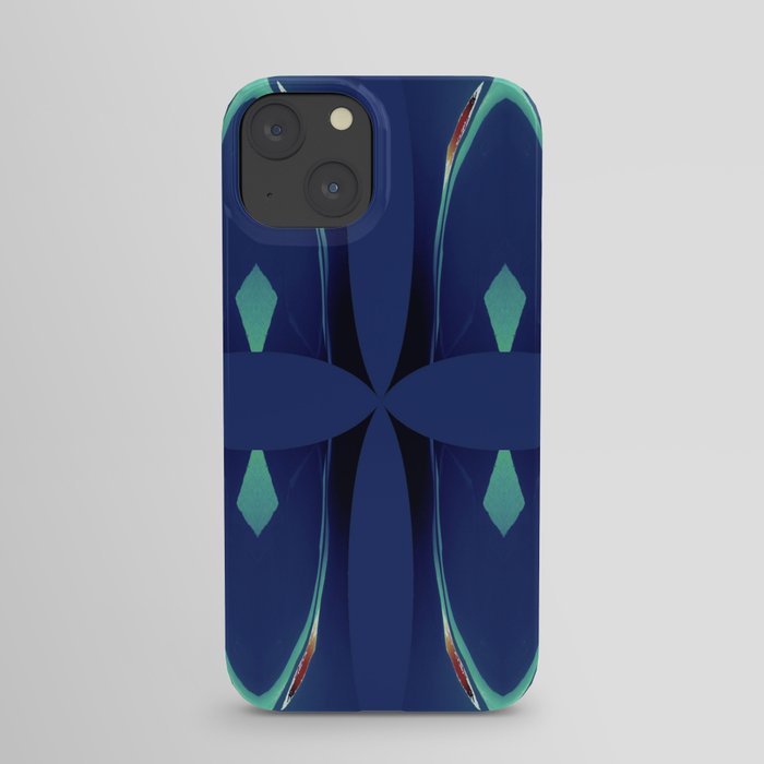 Arch Echoes on Blue iPhone Case