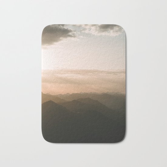 Mountain Sunrise in the german Alps - Landscape Photography Bath Mat