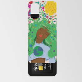 Black Girl Spring Android Card Case