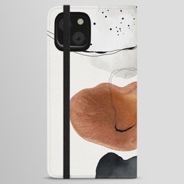 Abstract World iPhone Wallet Case