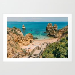 Path to The Beach in Portugal Art Print