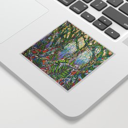Deep in the Forest Sticker