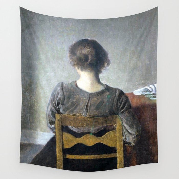 Wilhelm Hammershoi Rest Wall Tapestry