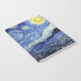 Starry Night by Vincent Van Gogh Notebook