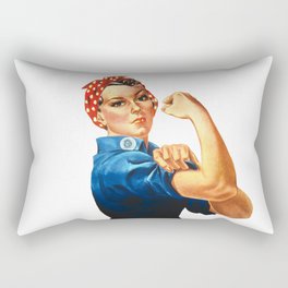 Retro pin up girl Tshirt  Rectangular Pillow