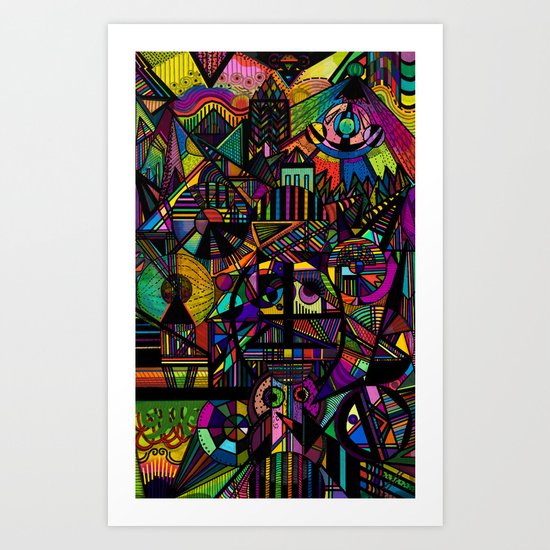 Ode to Colour Art Print