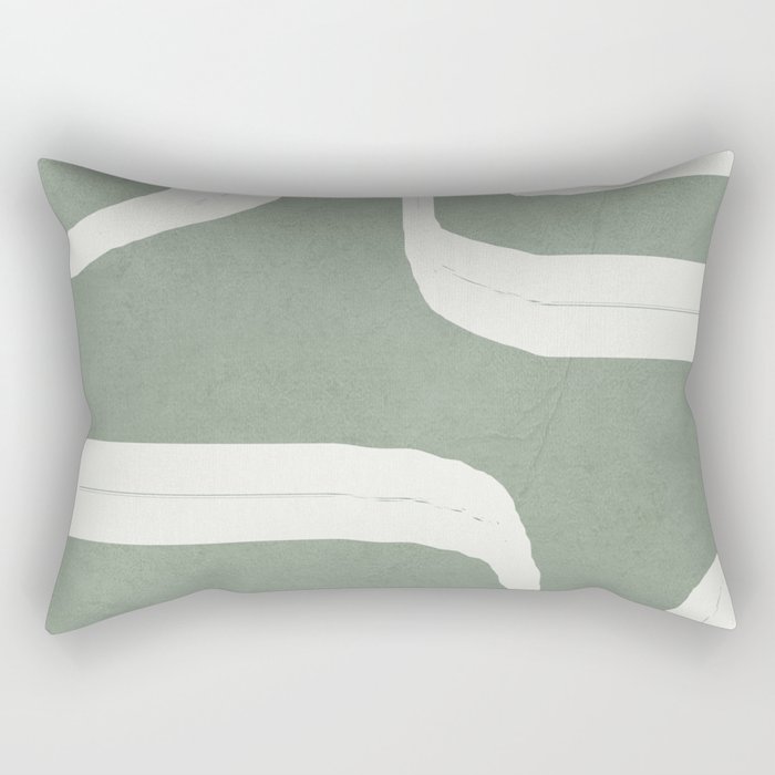 Abstract Lines II Rectangular Pillow