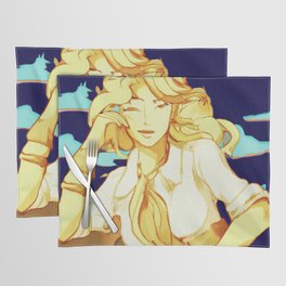 Dieselpunk beauty | Cloudy sky | retro aesthetic Placemat