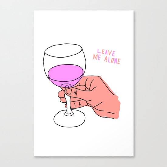 Leave Me Alone Canvas Print