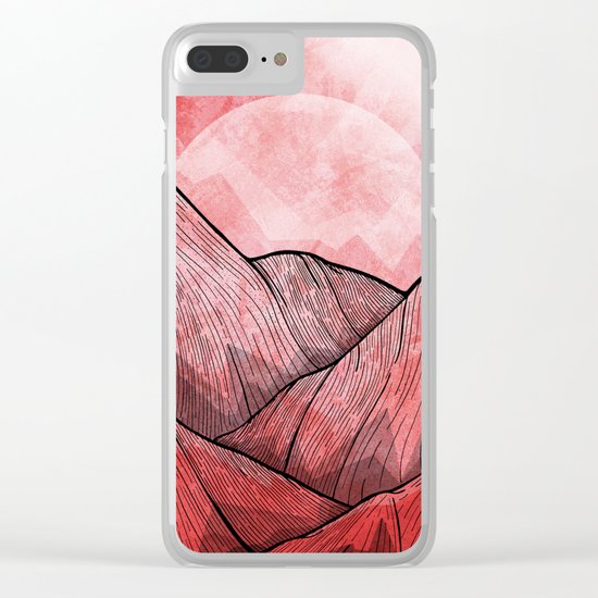 The Red Mountains Clear iPhone Case