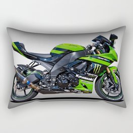 Kawasaki Motorbike Rectangular Pillow