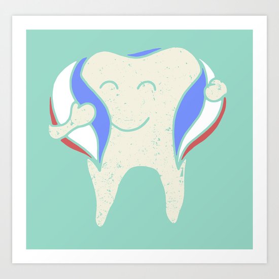 Minty Fresh Art Print