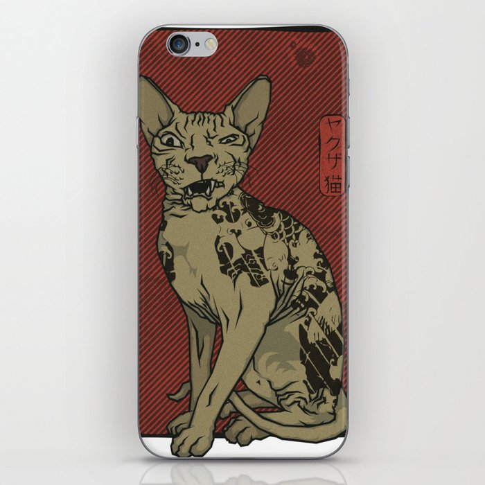 Yakuza Sphinx Cat iPhone Skin