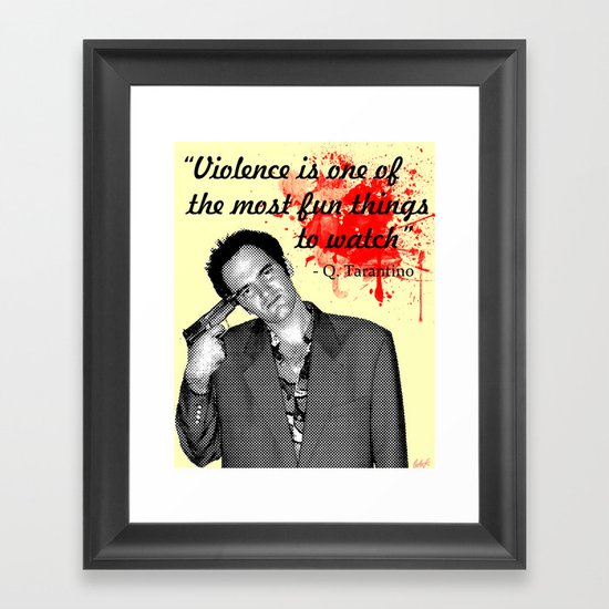 Tarantino Framed Art Print