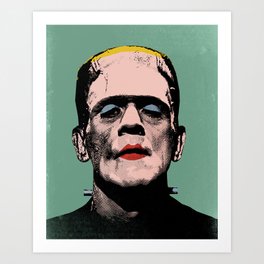 The Fabulous Frankenstein's Monster Art Print