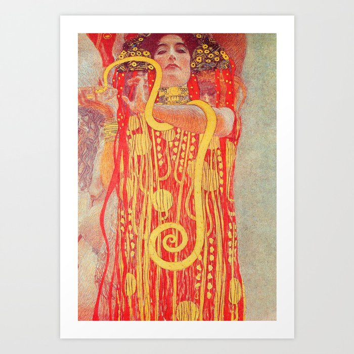 Hygieia - Gustav Klimt Art Print