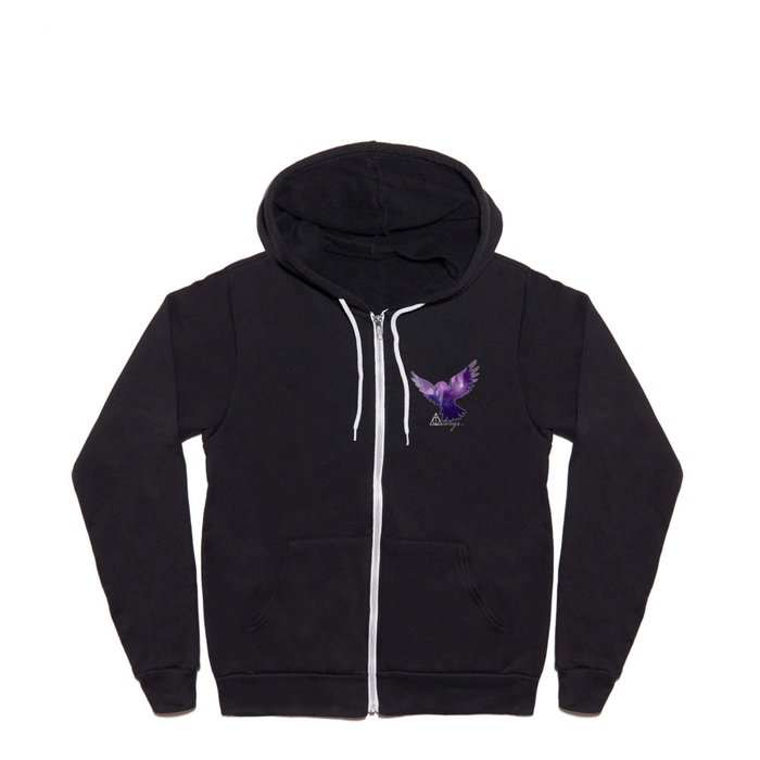 Hedwig Full Zip Hoodie by KeriiLynne Society6