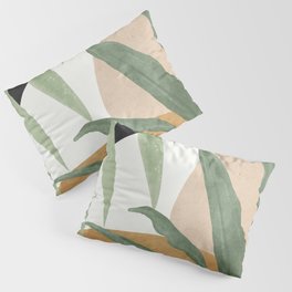 Abstract Art Tropical Leaves 4 Pillow Sham