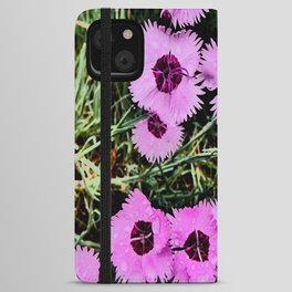 Carnations of the Scottish Highlands in I Art   iPhone Wallet Case