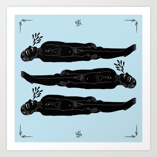 Resters Art Print