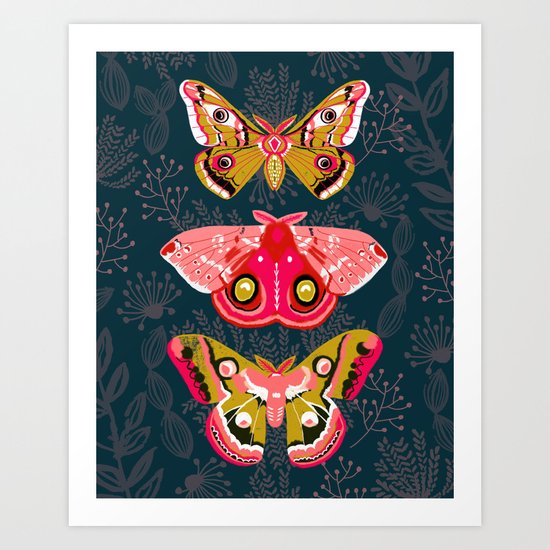 Lepidoptery No. 4 by Andrea Lauren Art Print