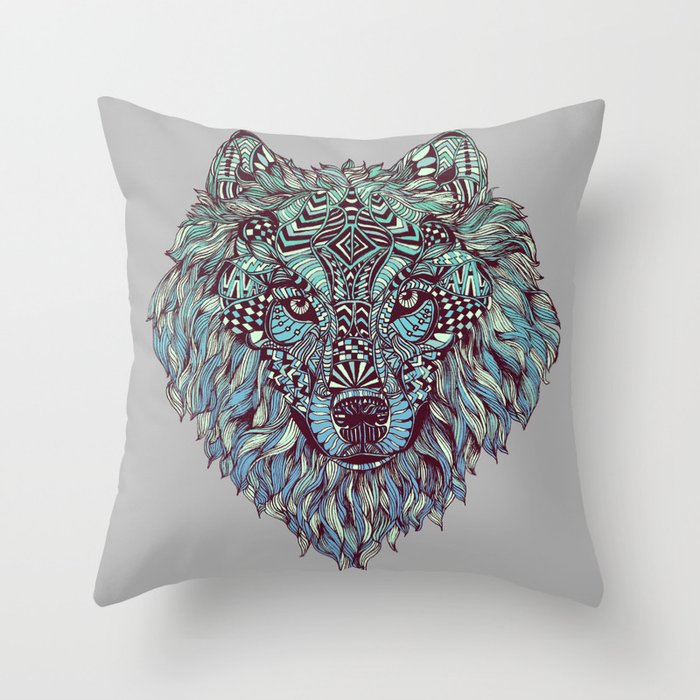 Wolf (Lone) Throw Pillow