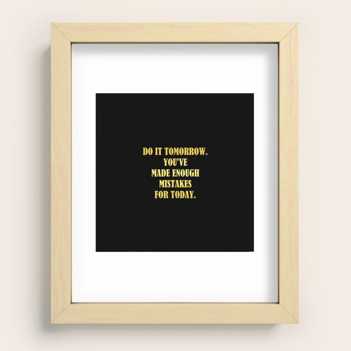 Recessed Framed Print