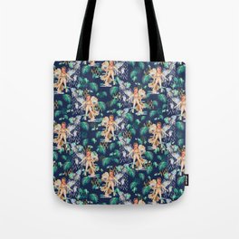 Island Shower Pattern Tote Bag