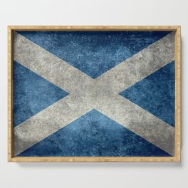 Flag of Scotland or Scottish Flag Serving Tray