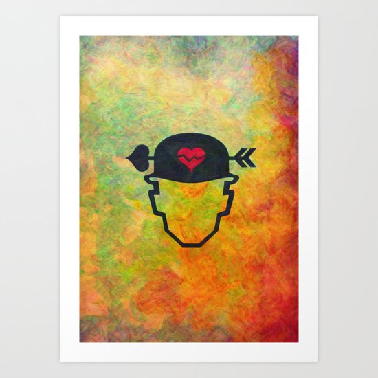 Soldier of love Art Print