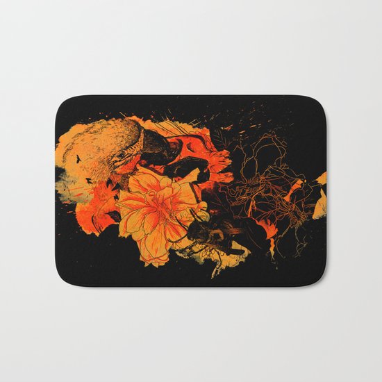 Pollination Dark Fire Bath Mat