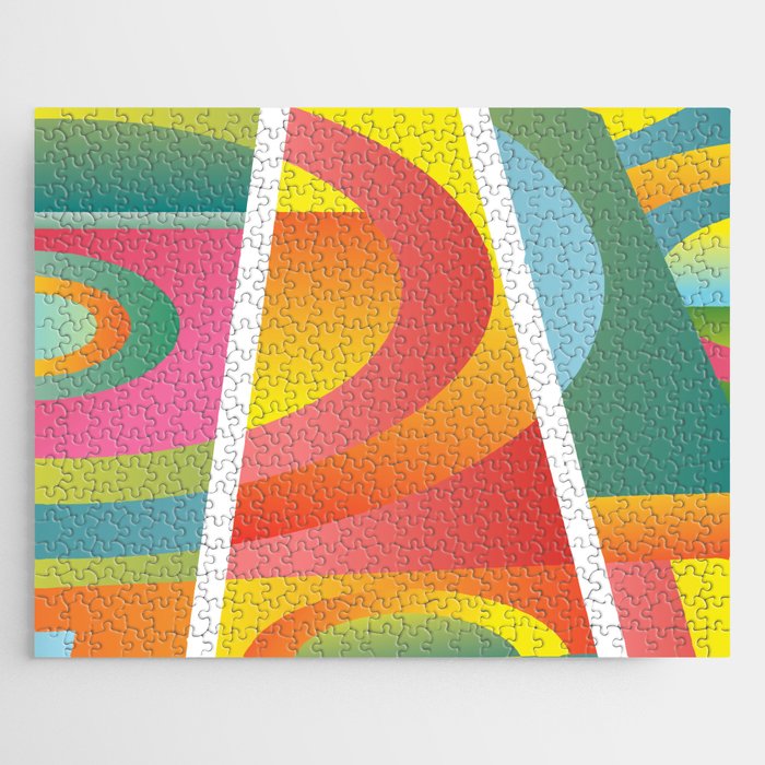 Psychedelic background Jigsaw Puzzle