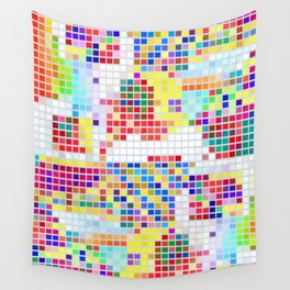 Multi-color mosaic Wall Tapestry