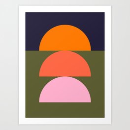 Spring- Pantone Warm color 03 Art Print