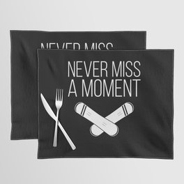 Never Miss A Moment Snowboarder Winter Placemat