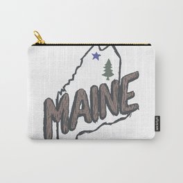 Maine Carry-All Pouch | State, Digital, Maine, Flag, Home, Graphicdesign, Merch, America, Usa, Vintage 