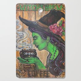 Coffee Witch Dark Roast Cutting Board