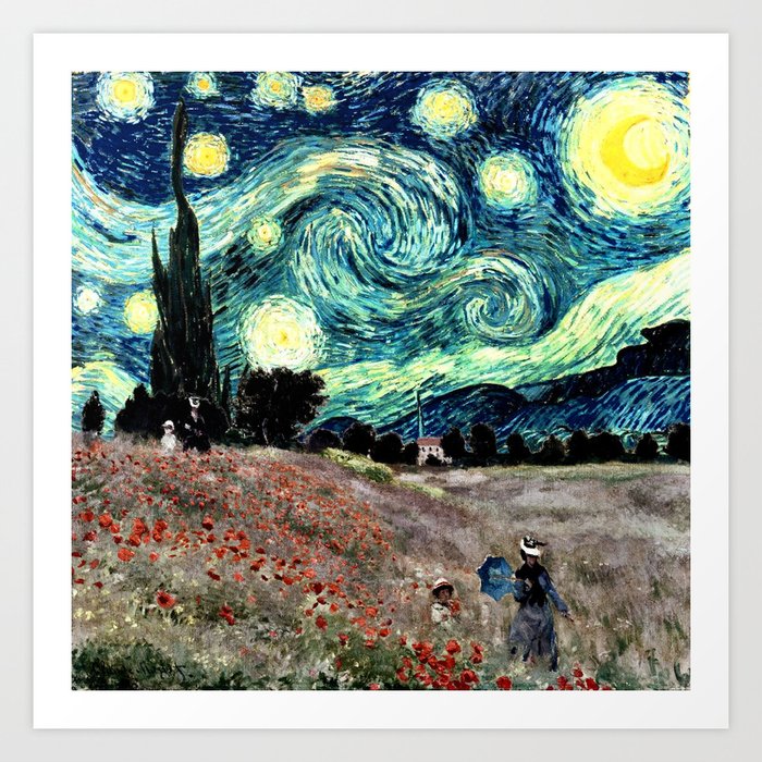 Starry, Starry Night, Starry Night Sky Print, Vincent Van Gogh