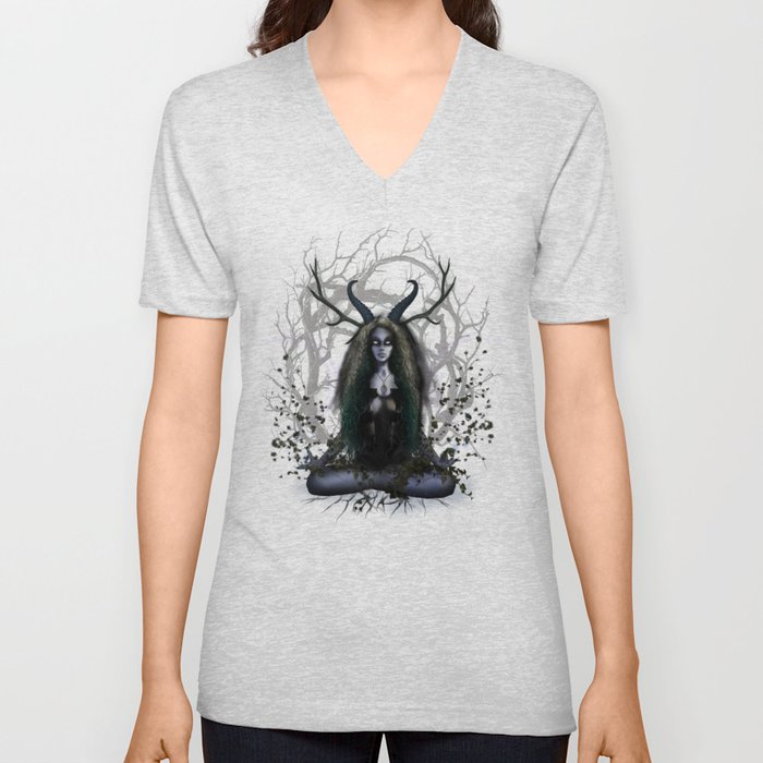 Earth Witch - Elements Collection V Neck T Shirt