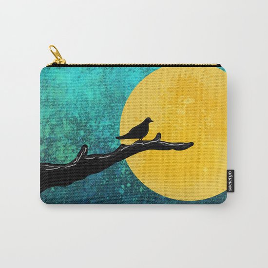 black bird Carry-All Pouch