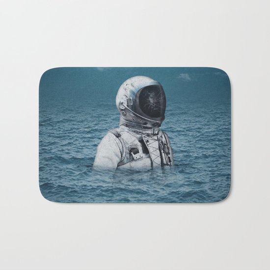 lost at sea Bath Mat