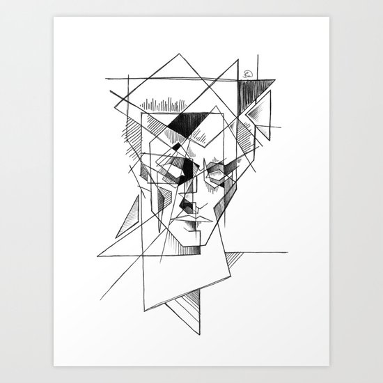 ziggy stardust Art Print