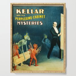 Vintage Kellar magic poster Serving Tray