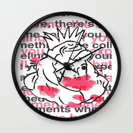 invisible monsters Wall Clock