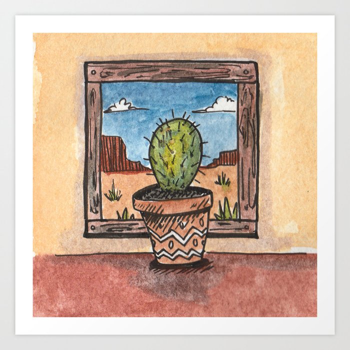 Cactus #1 Art Print