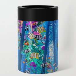 Elecric Jellyfish in a Misty Forest Can Cooler